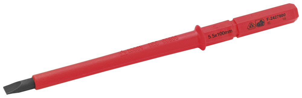 Lame interchangeable CIMCO VDE 1000V fente 1×5.5×100mm pour dynamométrique