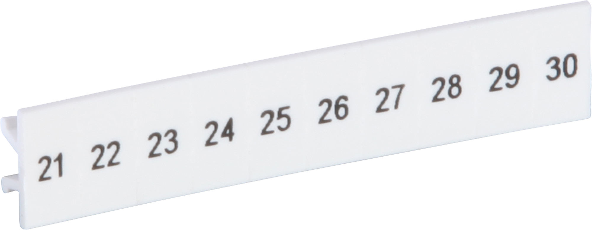 Ruban Zack ZB 21…30 blanc impression horizontale à 10 étiquettes 5mm