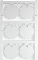 Marqueur d'appareil WM MultiCard CC Ø30mm alésage 4.2mm 30×30mm PA66 gris
