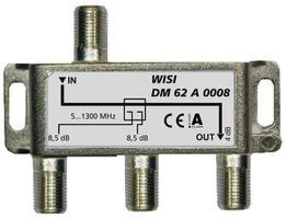 F-Abzweiger WISI DM62A 0008 2-fach 8dB 5…1300MHz