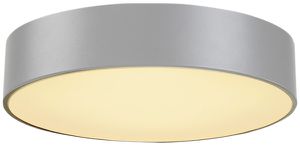 LED-Deckenleuchte SLV MEDO 40, 29W 3000K 2000lm 1…10V silbergrau