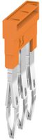 Querverbinder Weidmüller ZQV 2.5N/3 gesteckt 3L 5.1mm isoliert 24A orange