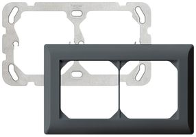 UP-Kopfzeile kallysto.line 1×2 anthrazit horizontal