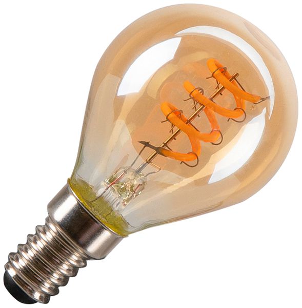 LED-Lampe SLV E14 2W 70lm 1800K DIM kl/Go Ø45×75mm