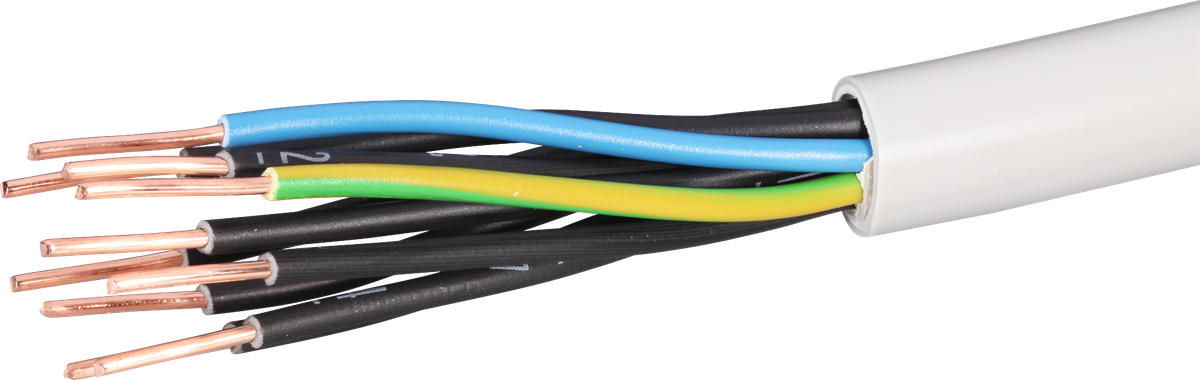 Cavo TT 10×1.5mm² 8LNPE grigio Eca