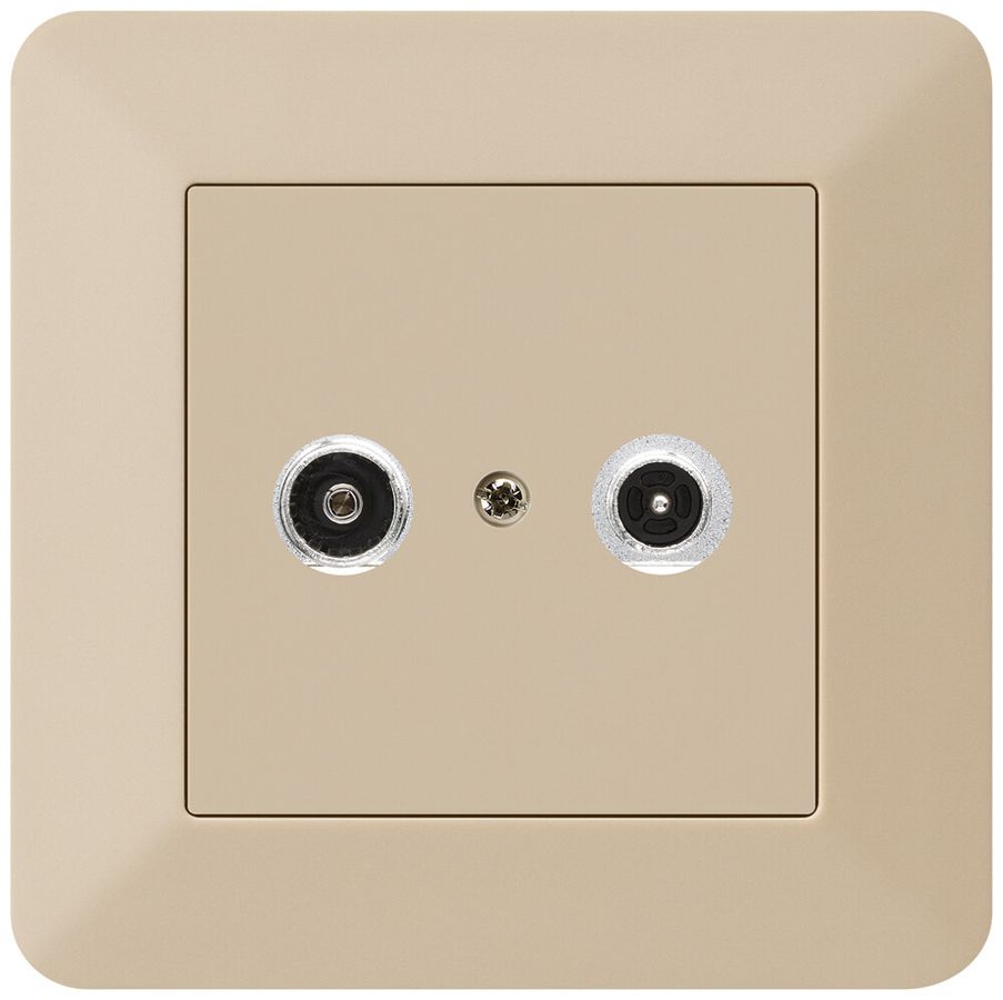 Prise antenne ENC kallysto.trend R/TV 11dB 2GHz beige