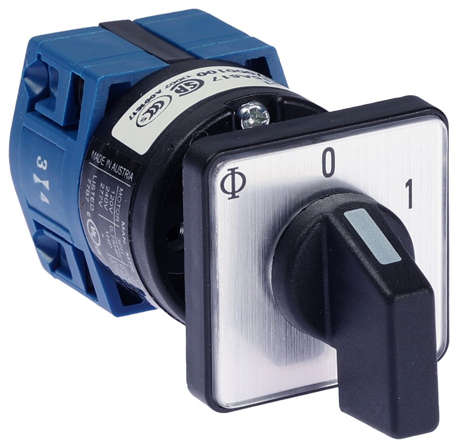 EB-Ausschalter K&N CG4.A201.E, 10A/400V 2L 30×30mm "0-1"