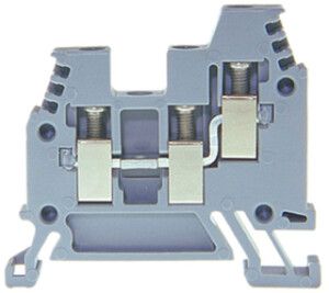 Morsetto di passaggio componibile Woertz 0.5…4mm² 32A 800V vite 3×1 DIN 35mm gr