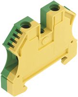 Morsetto di protezione Weidmüller WPE connessione a vite 10mm² verde/giallo