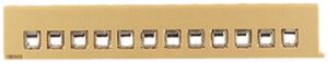 Klemmenleiste Weidmüller MK Schraubanschluss 2.5mm² 125V 24A 12L 15mm beige