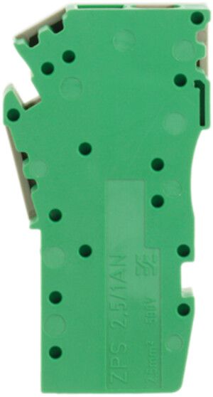 Kupplung Weidmüller ZPS 2.5/1AN/QV/1 steckbar Zugfeder 2.5mm² 1L grün