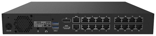 Videorekorder MOBOTIX MOVE Mx-S-NVR1B-16-POE 2×3.5" SATA3 24-Ch ONVIF-S