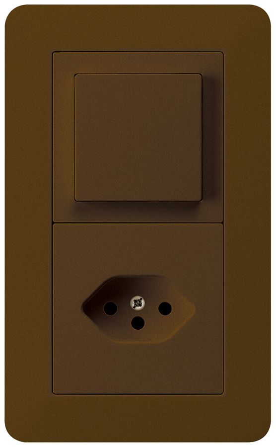 UP-Kombination kallysto.trend Gr.I-I vertikal Schalter S6+Typ 13 braun