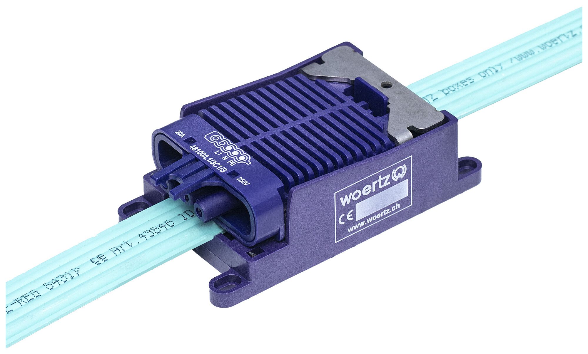 Scatola di raccordo rapida Woertz per cavo piatto Power 5×2.5mm² 3P C1 L1