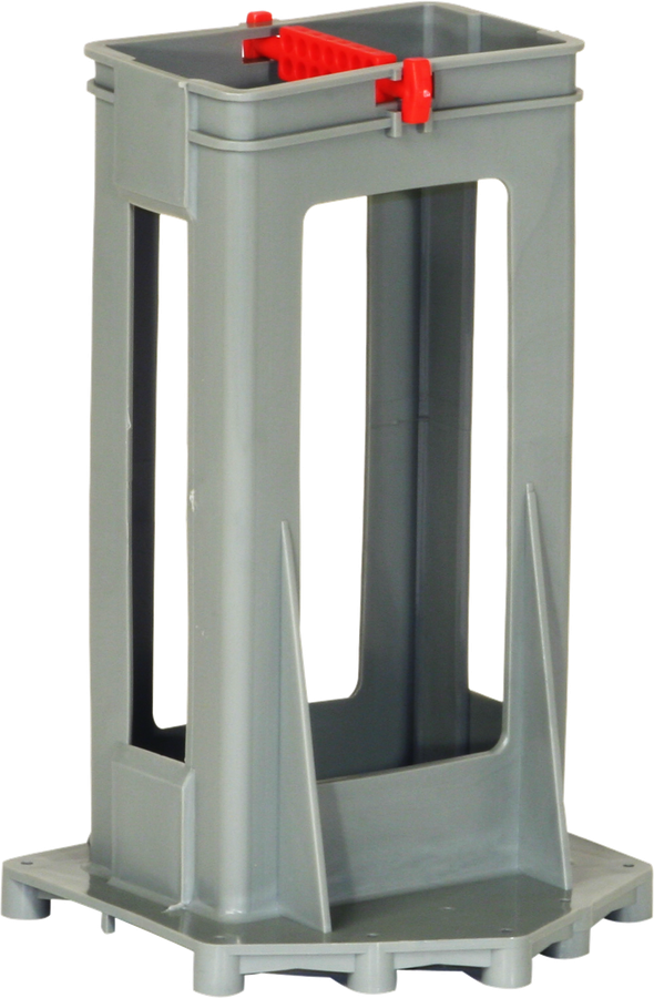 Rohrstütze AGRO halogenfrei grau