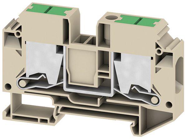 Borne de passage joignable WM SL2C 2.5…25mm² 76A/1000V snap-in DIN35 be