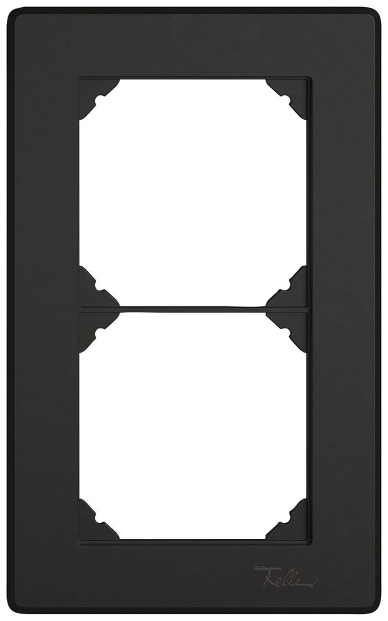 Telaio di copertura INC EDIZIO.liv SNAPFIX® 2×1/1×2 96×156mm ne