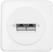 Scatola di raccordo INC PMI 2RJ45 bianco