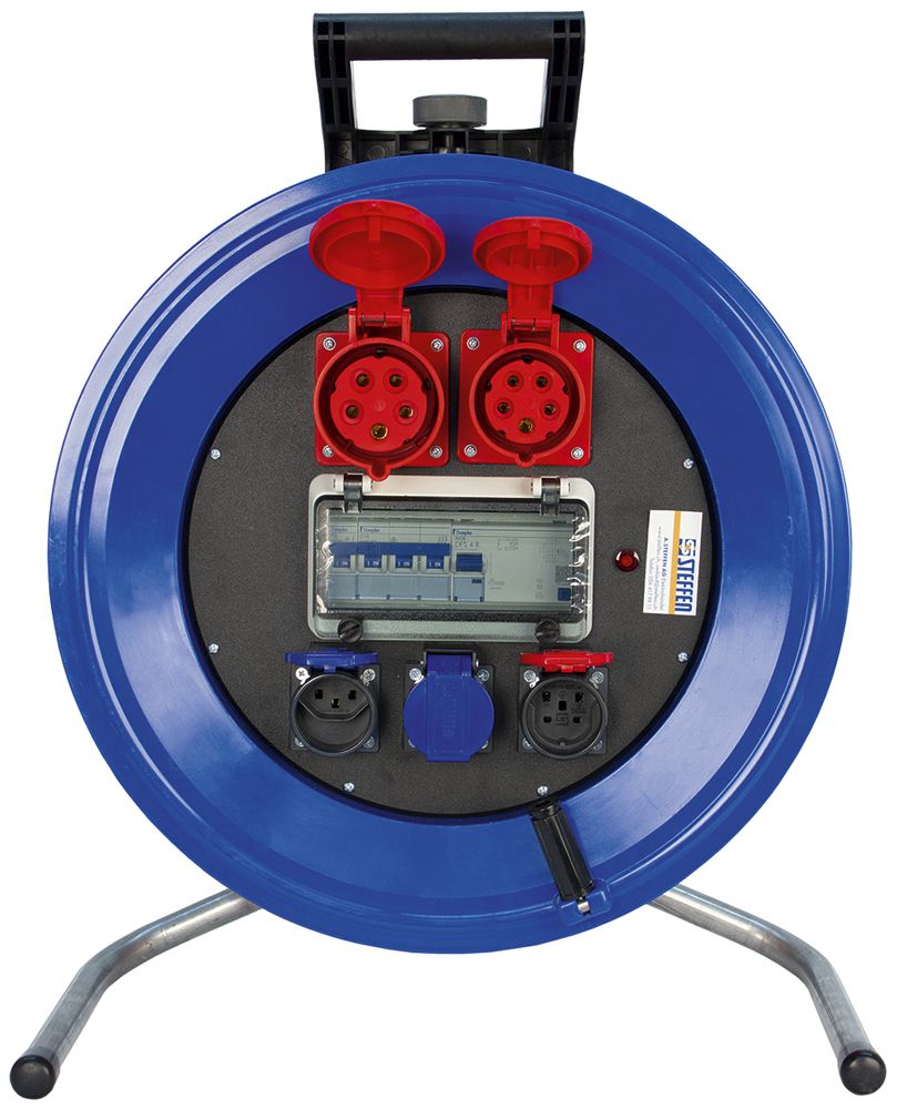 Kabelrolle Steffen Kunststoff 3×T13 EPR-PUR 5×4mm² 30m