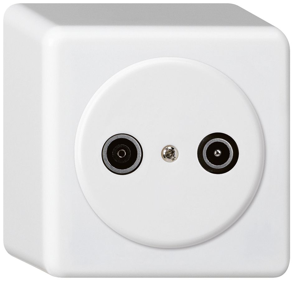 Presa d'antenna AP basico TV-R 19dB 2GHz bianco