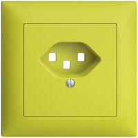 UP-Frontset EDIZIOdue lemon 88×88mm 1×T23