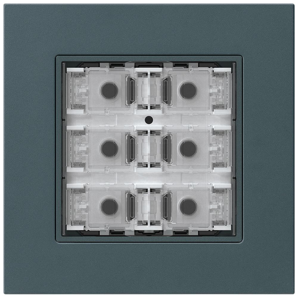 Poussoir KNX ENC KPR p.6×touches 6×points actionnables LED anthracite