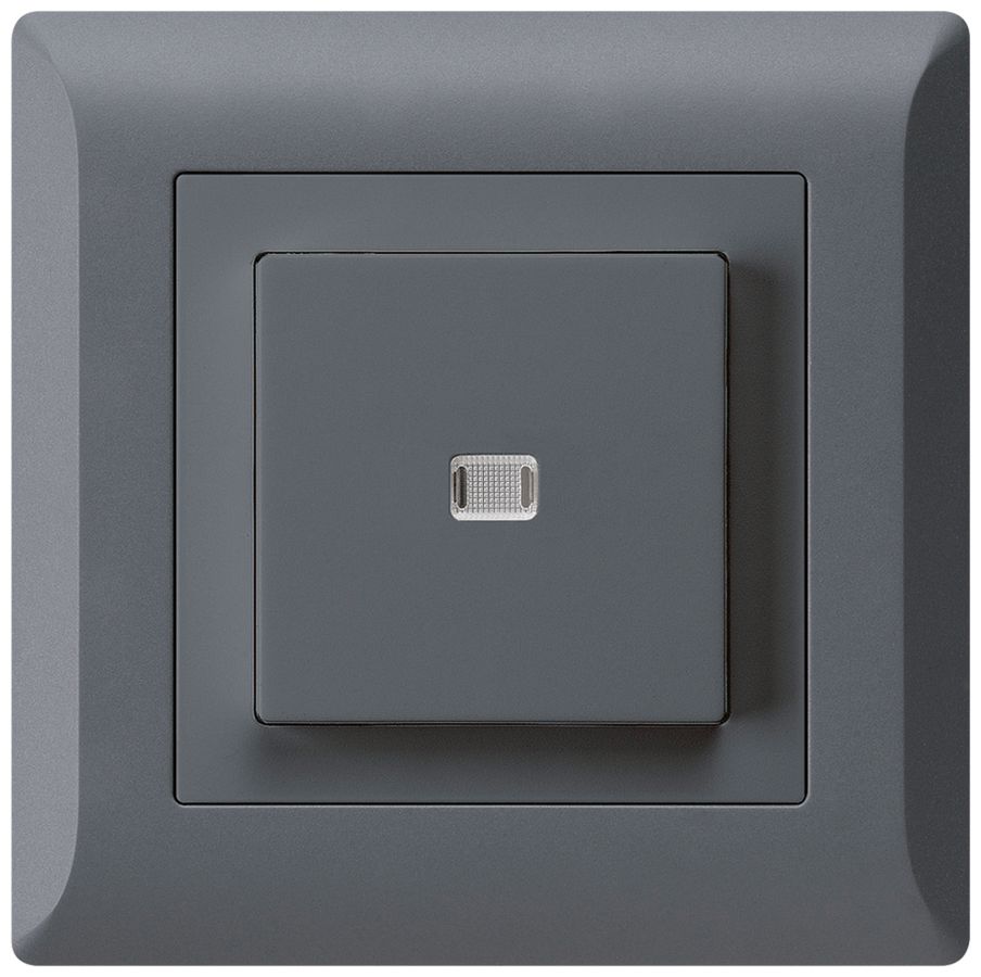 UP-Leuchtdruckschalter kallysto.line 3/1L anthrazit