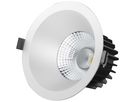 Spot LED INC maxLUCE ATMO 150 18W 1860lm 3000…4000K IP44 Ø150mm blanc