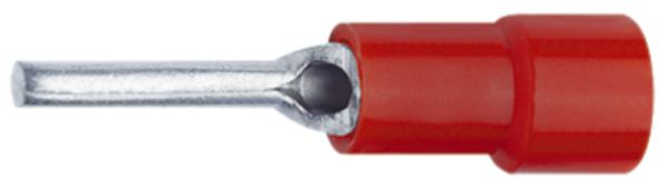 Quetschkabelschuh isoliert Stiftform Ferratec 0.25…1.5mm² rot