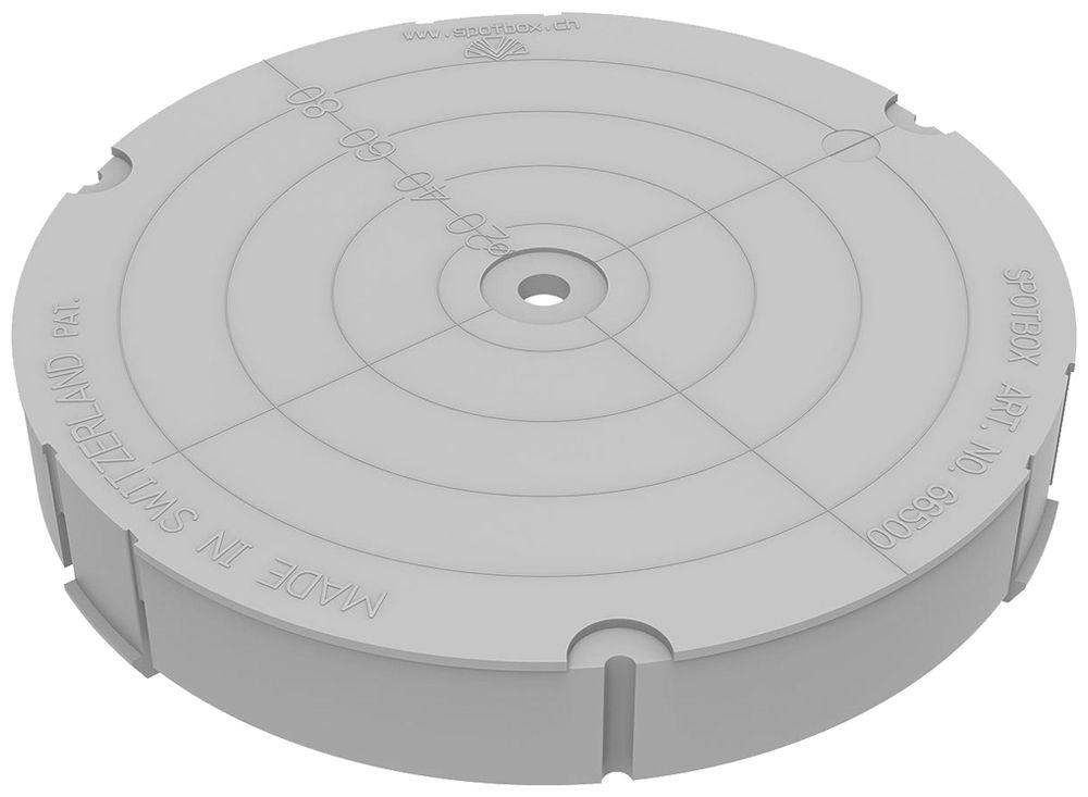 Plaque d'adaptation ENC Spotbox Mini 65/100