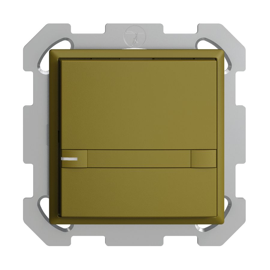 Poussoir KNX RGB ENC EDUE, 250mW, a.LED RGB, papier, 1×pouss., C.2×T., ov