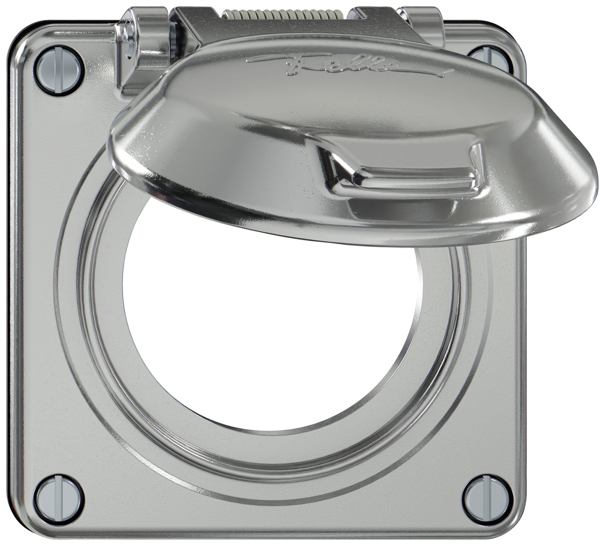 Parte superiore ELEMENT SNAPFIX® c.coperchio ribaltabile p.prese IP20 Ø53mm all