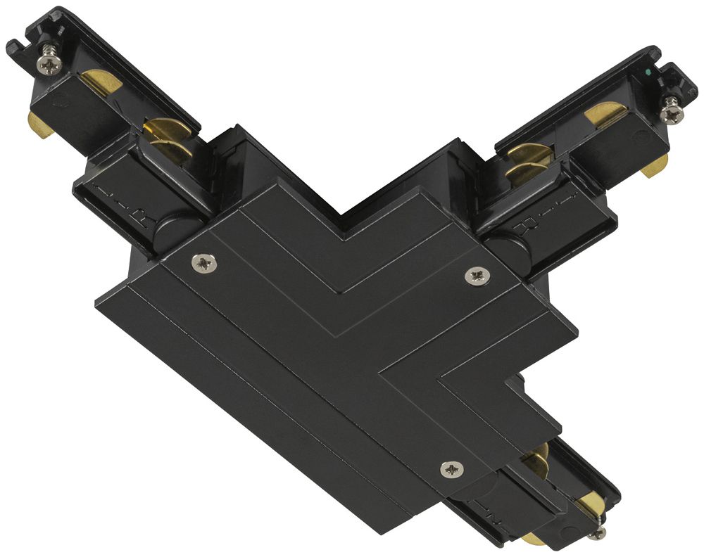 T-Verbinder SLV S-TRACK DALI 5-polig Erdung aussen rechts schwarz