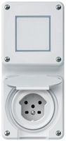 UP-Kombination robusto Wechselschalter Steckdose T15 86×146mm weiss