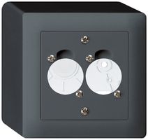 Kit de montage AP pour 2 XLR kallysto anthracite