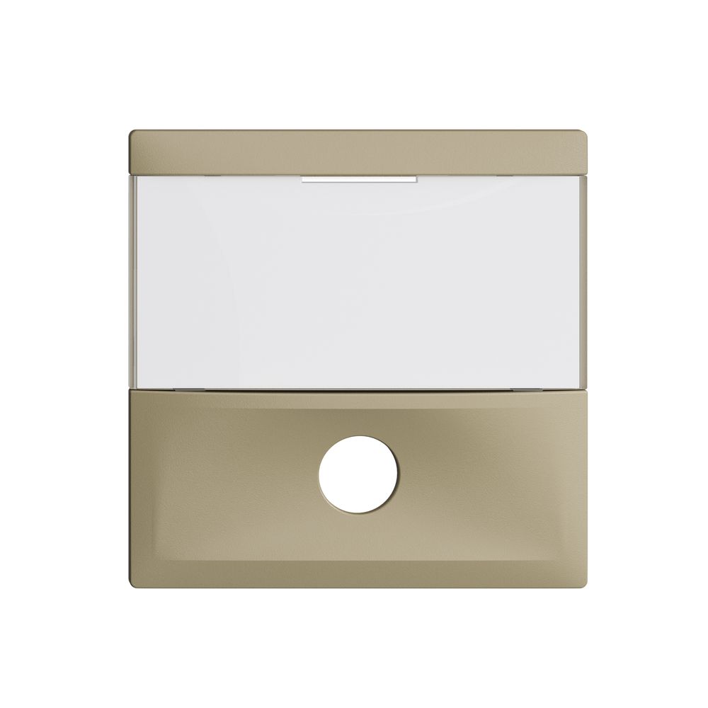 Frontplatte EDIZIOdue sand für Sonnerietaster