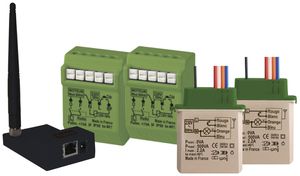 Pacchetto iniziale SMART LIGHT con 2×MTR2000ERP, 2×MTV500ER, 1×YOKIS HUB