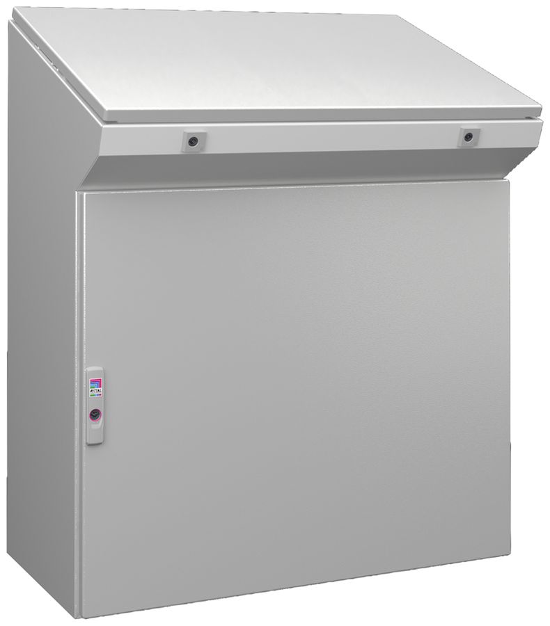 Standpult Rittal TP 6748.600 800×975×400mm 1-türig grau IP55