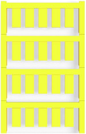 Marcatore per apparecchi Weidmüller MultiCard ESG a spina 17×8mm PA66 giallo