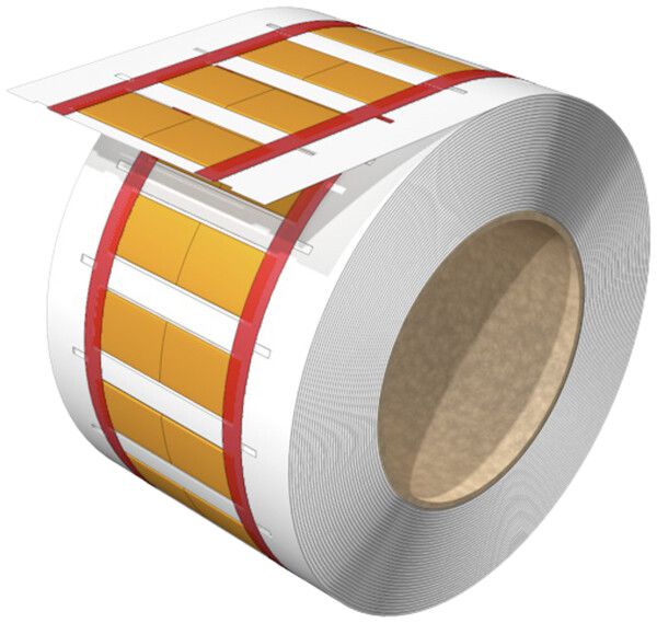 Leitermarkierer Weidmüller TwinMark HSS-HF für Ø5.8…8mm 25.4×16mm gelb