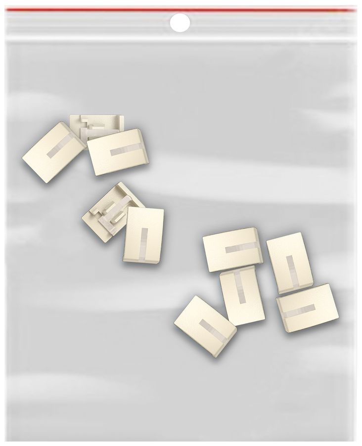 Elemento laterale EDIZIO.liv SNAPFIX® p.KNX UNI&zeptrion 10 pezzi con LED cr