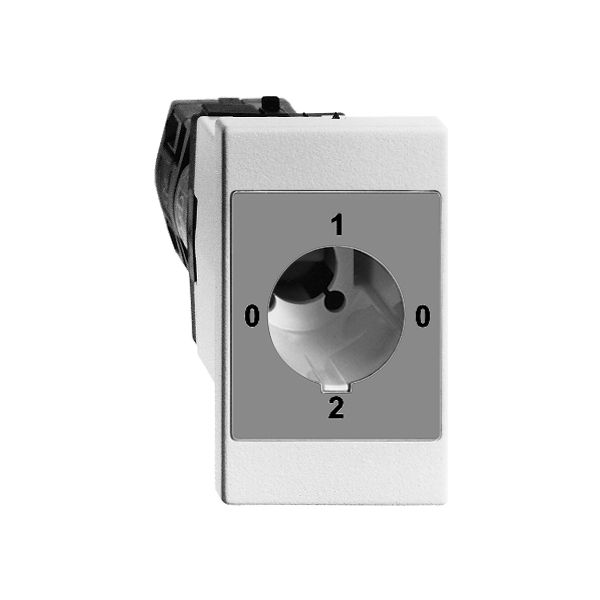 Interruttore rot. INS FH 2/1L bianco per serrat.di sic. senza cilind