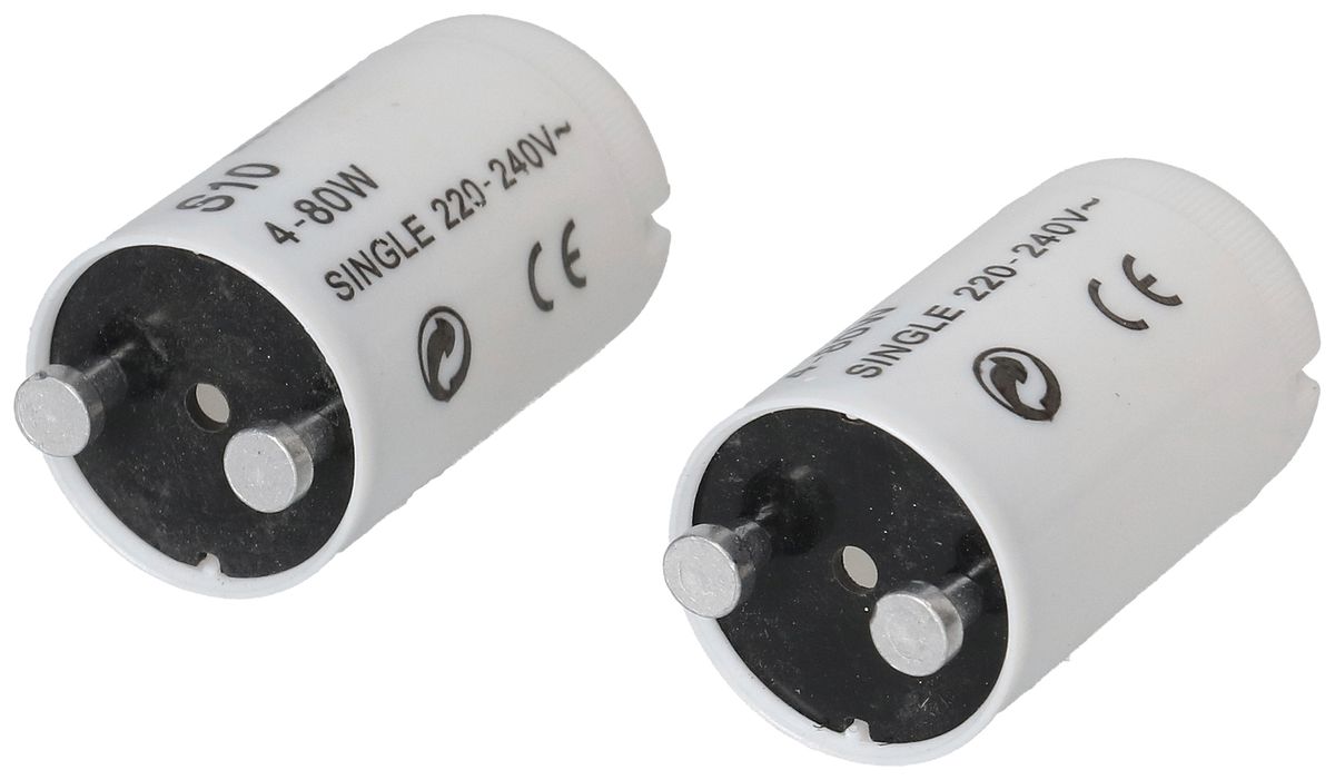 Starter di rimpiazzo MH BUILD S10 per lampada fluorescente singolo 4…80W