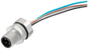 Spina INS Weidmüller SAIE spina M12 4L con cavo 0.5m M16 0.34mm² PVC