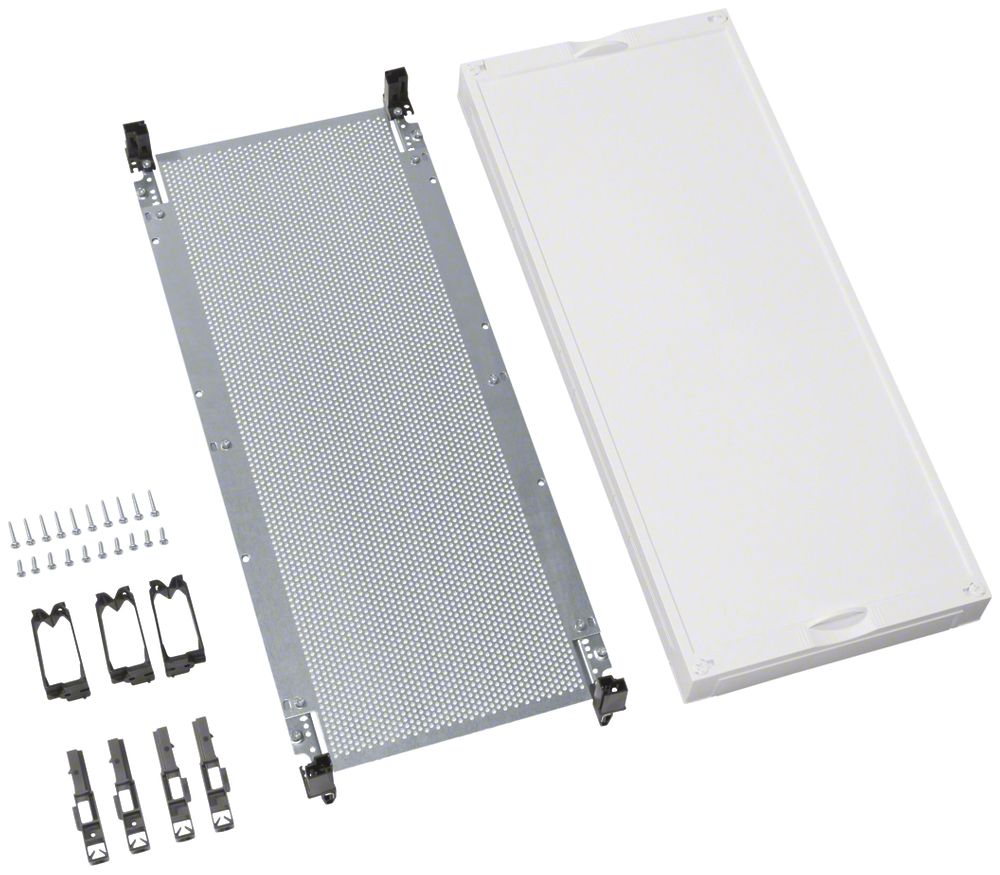 Kit Hager univers N 600×250mm p.télécommunication VDI plaque de montage perforée