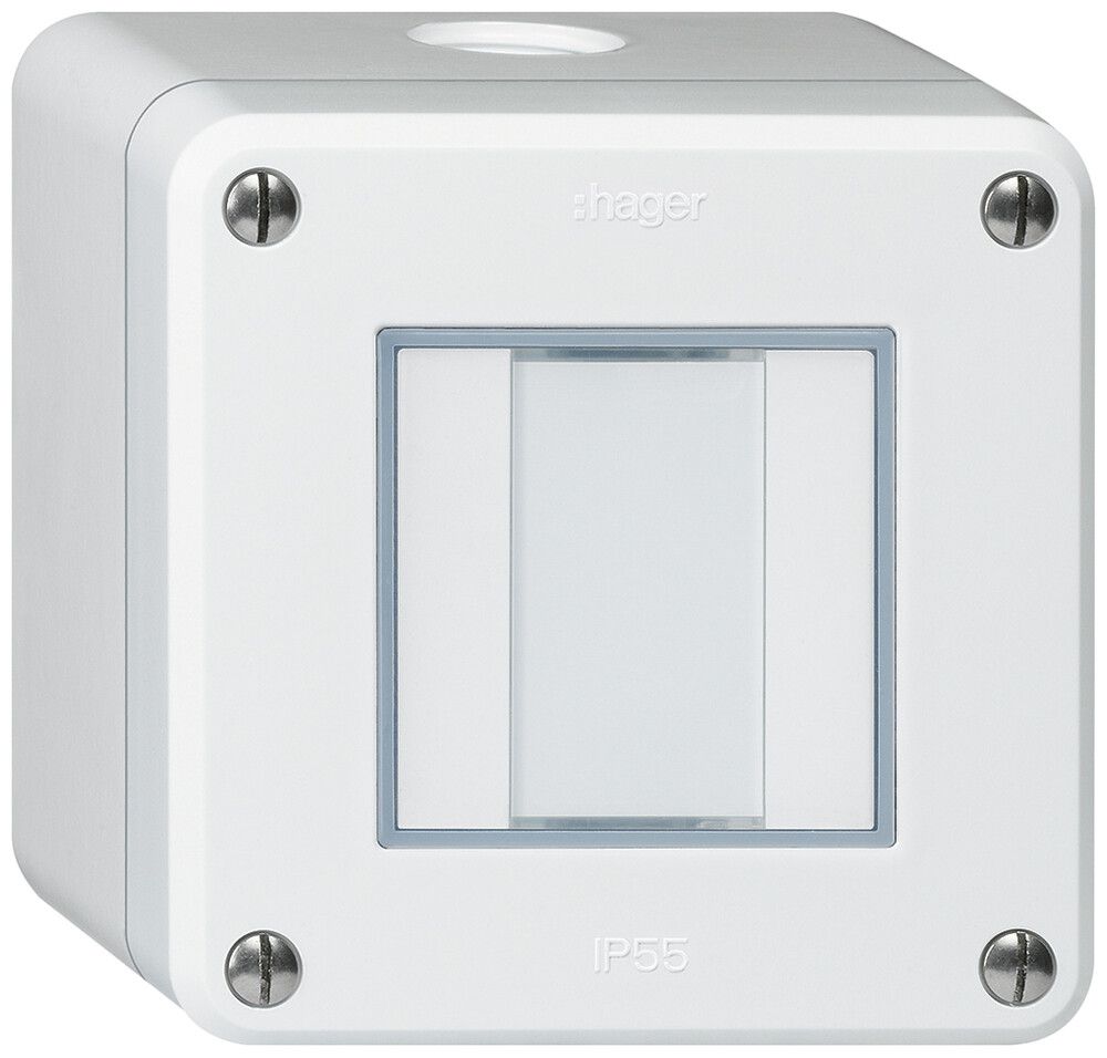 AP-Taster robusto Q KNX 2× s/e-link weiss