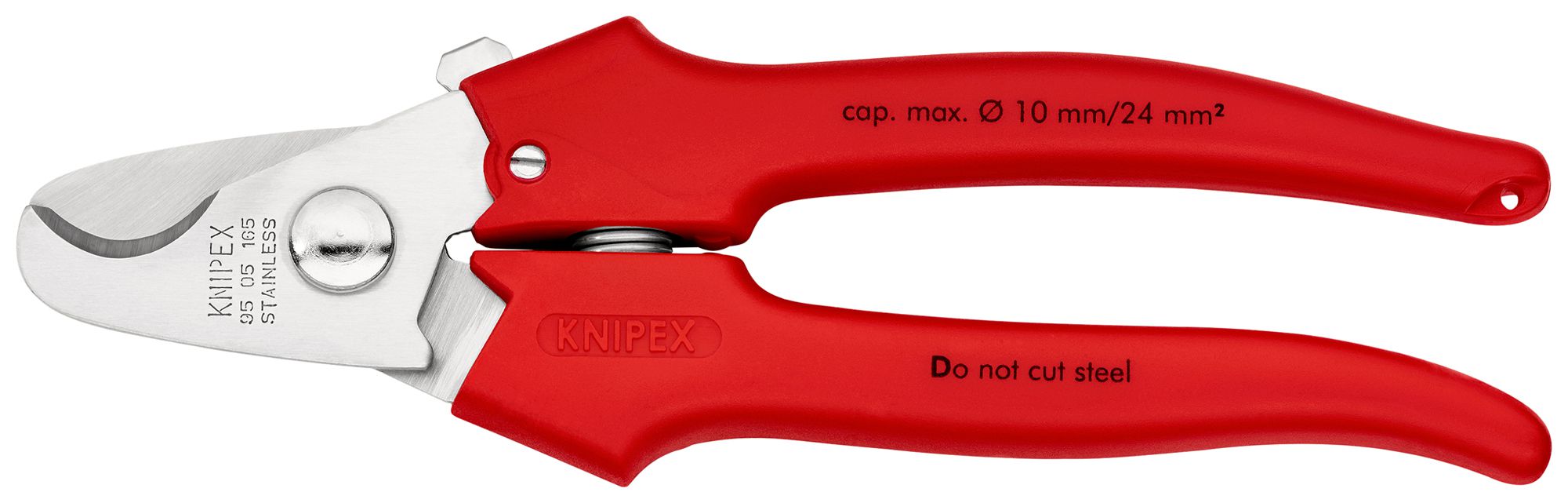Cisaille pour câbles KNIPEX pour Ø10mm max 165mm