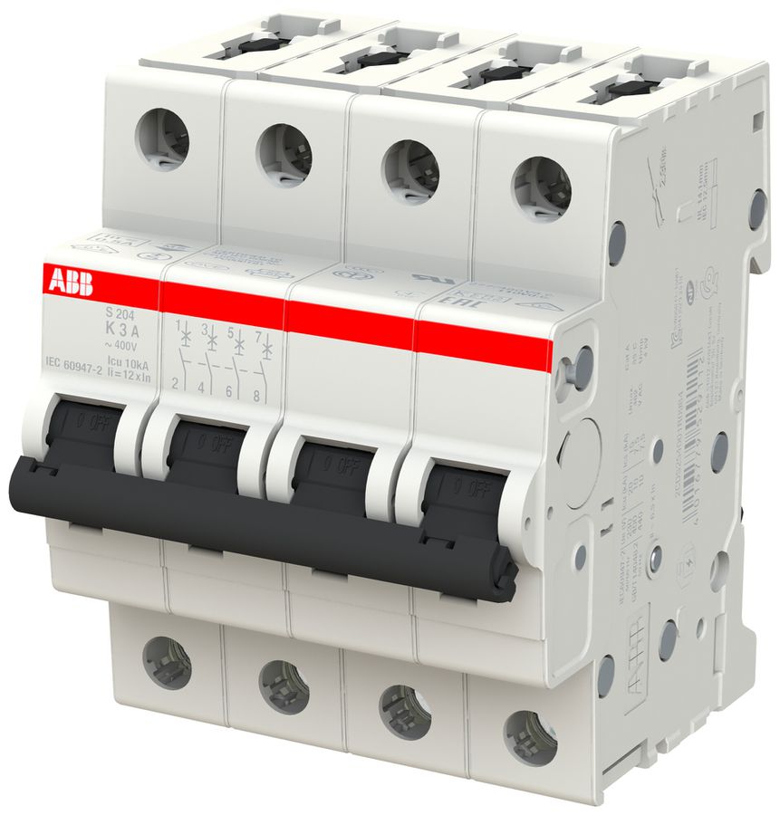 Leitungsschutzschalter ABB S204-K3 3A 6kA