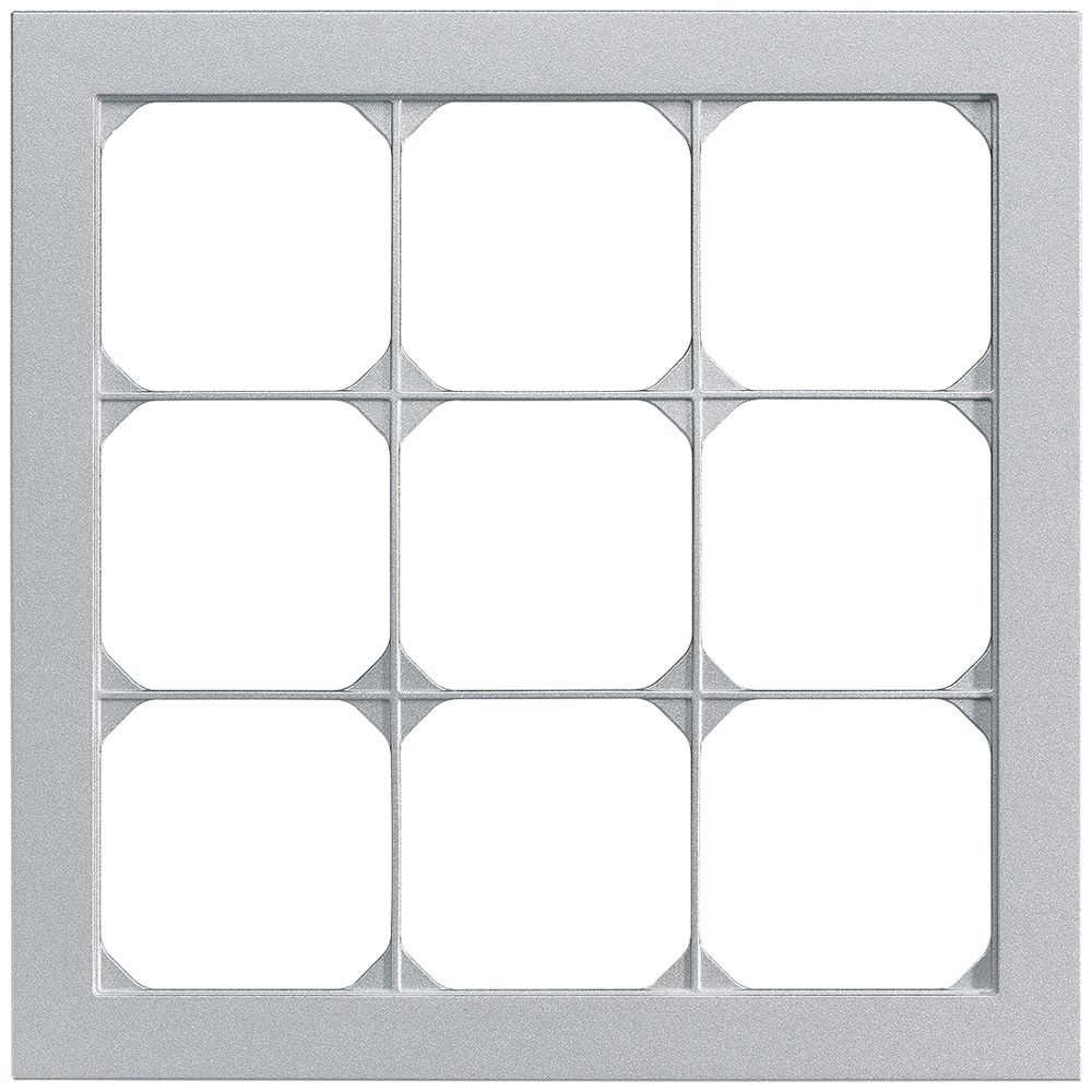 UP-Abdeckrahmen kallysto.pro 3×3 arktis 214×214mm