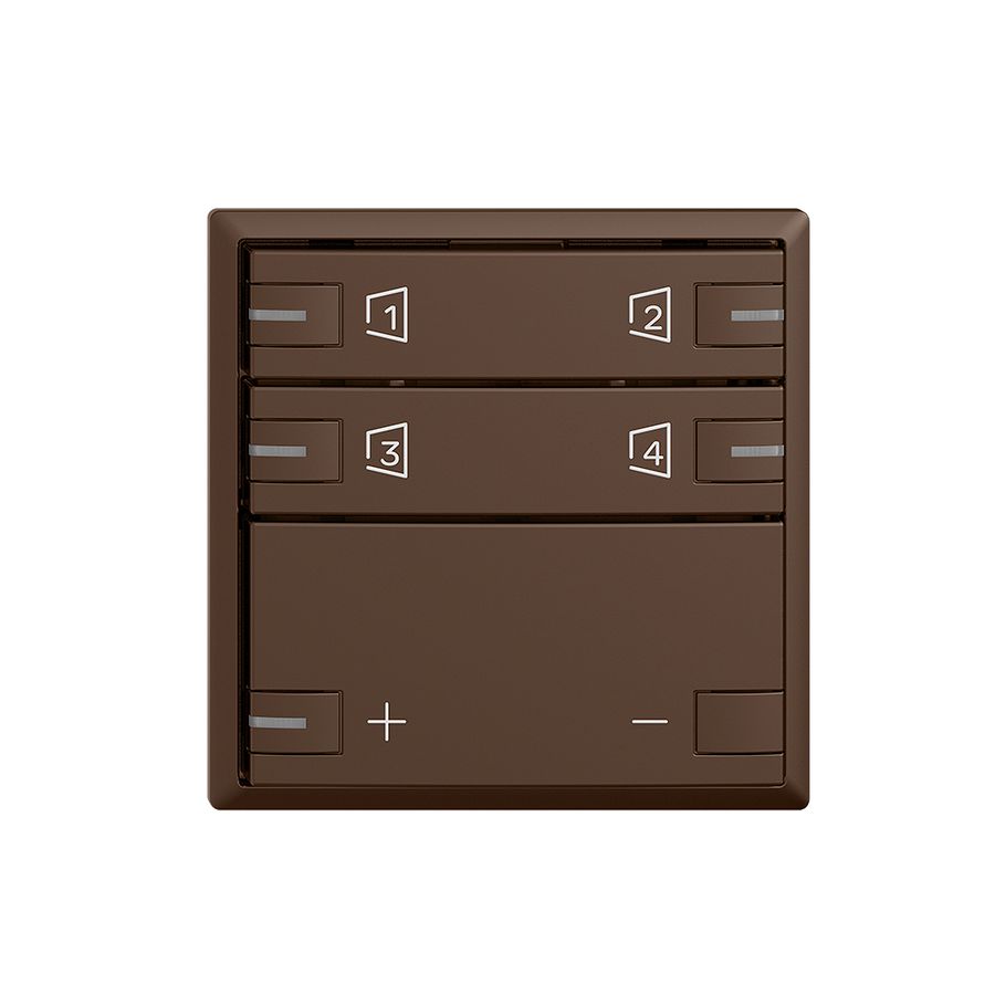 Kit montaggio Edue zeptrionAIR F, WLAN, dimmer, RGB-LED, 2×tasto, 2×commando cof